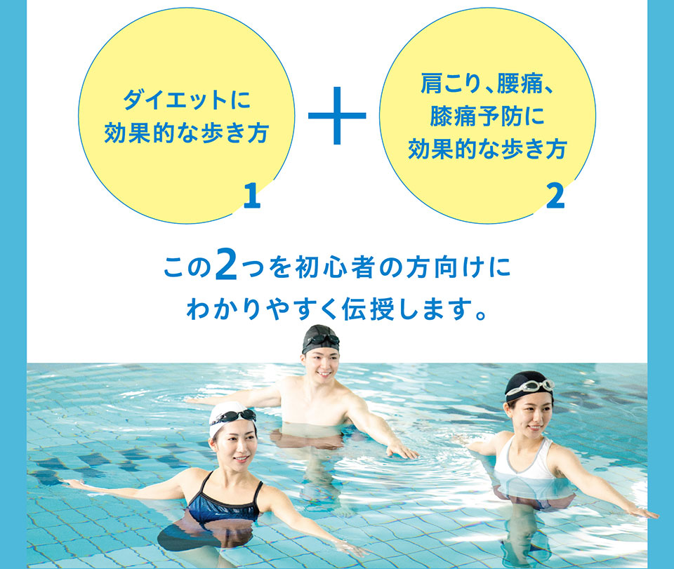 ダイエットに効果的な歩き方＋肩こり、腰痛、膝痛予防に効果的な歩き方。この二つを初心者の方向けにわかりやすく伝授します。