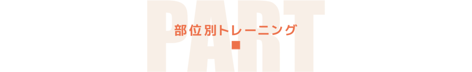 部位別トレーニング
