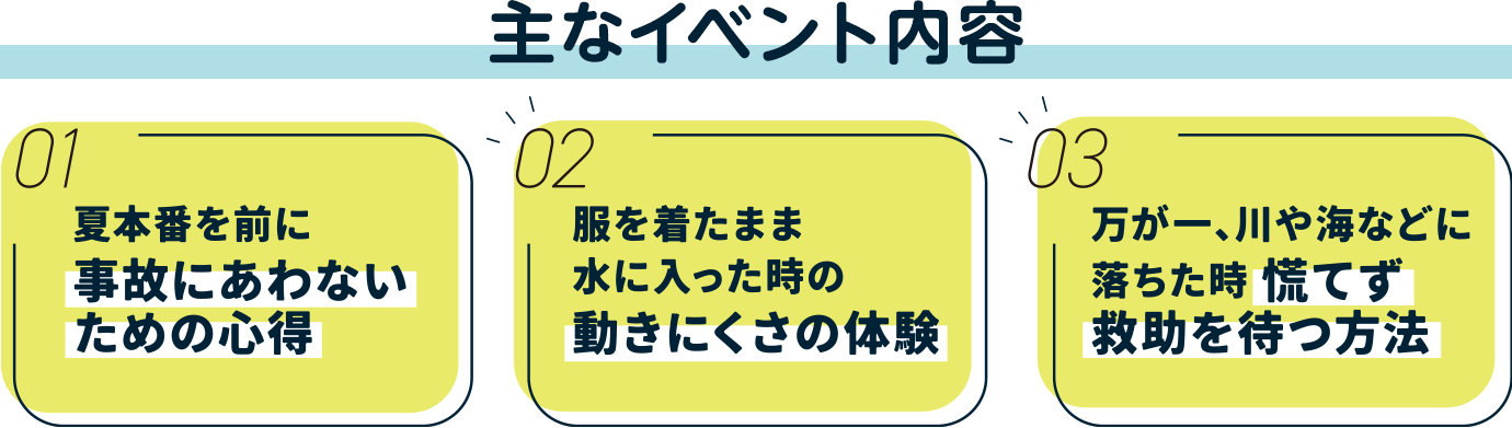 主なイベント内容