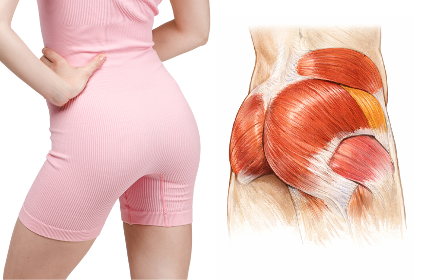 お尻を構成する筋肉