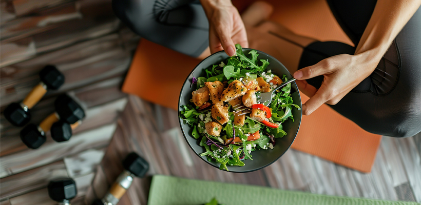 スポーツジムに行く前に食事をすべき理由