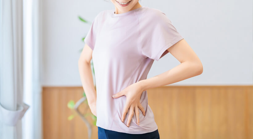 姿勢が良くなる