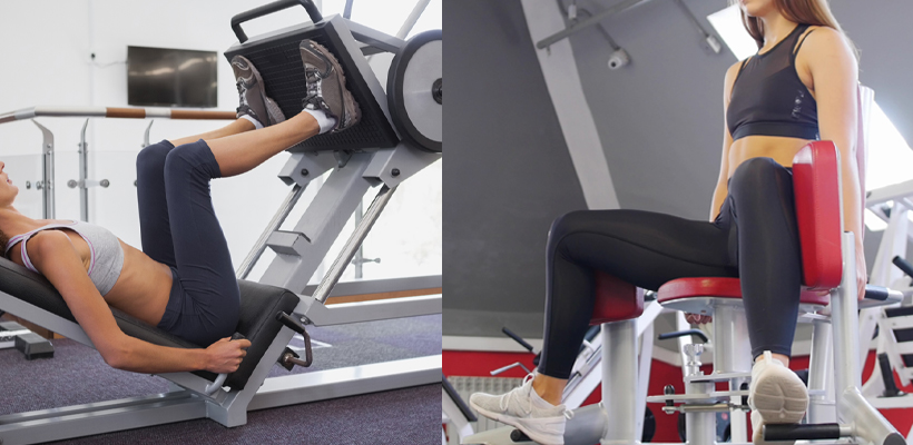 マシン・器具を使った太ももを鍛える筋トレメニュー