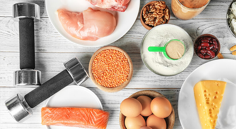 たんぱく質を意識して補給する