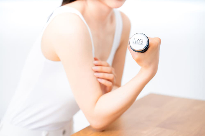 女性は男性に比べて筋肉がつきにくい