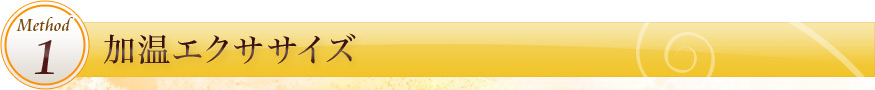 Method1 加温エクササイズ